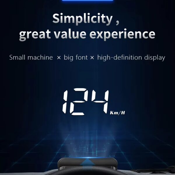 Windshield Display for Speed