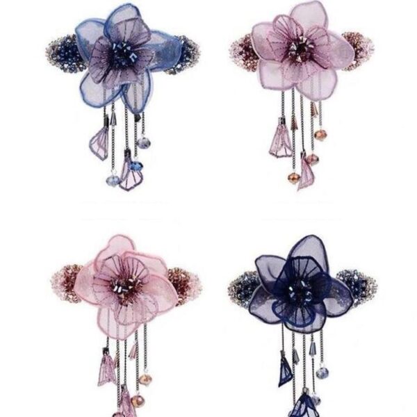 BloomSpring Crystal Fringe Clip - LV21 🌸 - Image 5