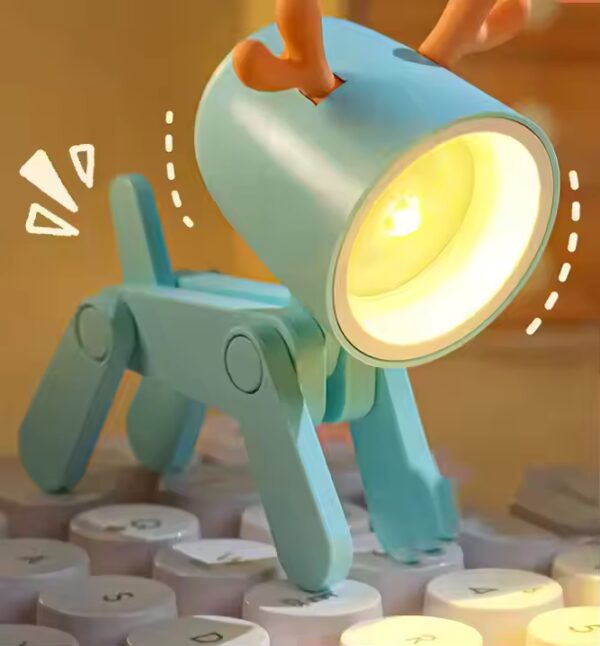 Mini LED Puppy Night Light Cartoon Table Lamp- LLP090 🐶 - Image 4