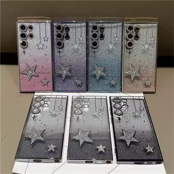 Luxury Electroplated Glitter Rhinestone Phone Case - SpS1130 - Image 3