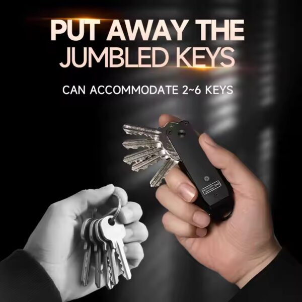 Slim Metal Key Holder & Wallet Tracker - LA2026 - Image 2