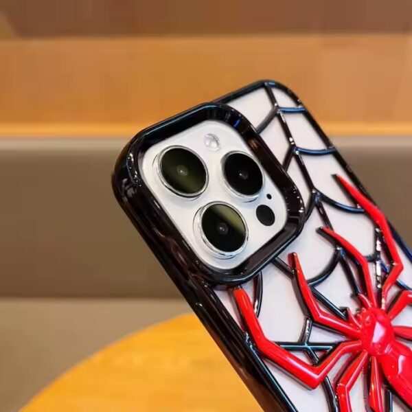 3D Hollow Out Heat Dissipation Electroplated Phone Case - IP961 - Image 3