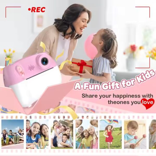 Dual-Sided Kids HD Instant Print Camera with Selfie Mode - LC232 - Image 6