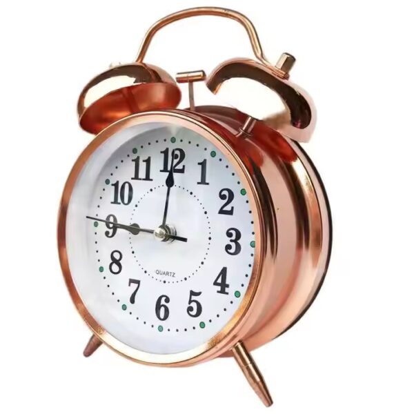 Silent Metal Bell Alarm Clock - LAC12 - Image 5