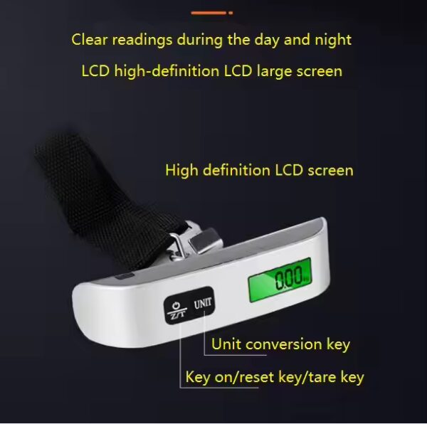 Portable Handheld Electronic Luggage Scale - LLS21 - Image 5