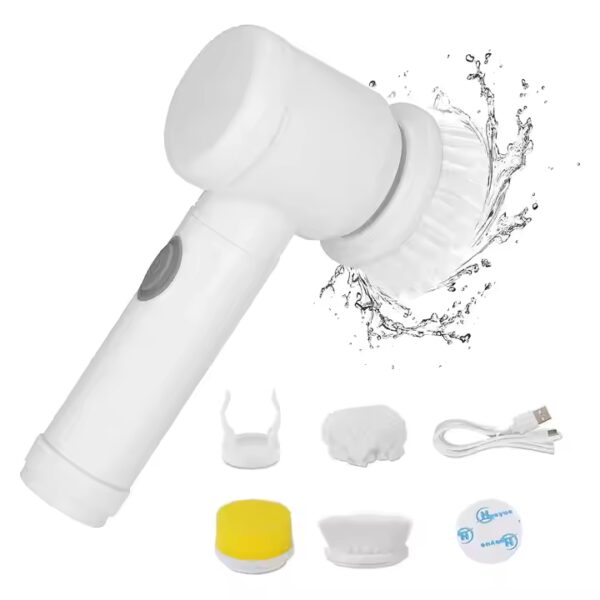 Portable USB Rechargeable Power Cleaning Brush - LCB323 - Image 7