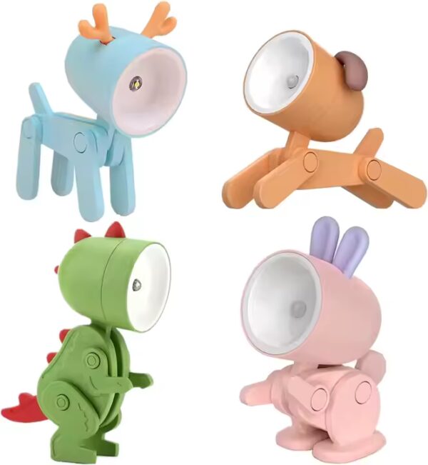 Mini LED Puppy Night Light Cartoon Table Lamp- LLP090 🐶 - Image 3