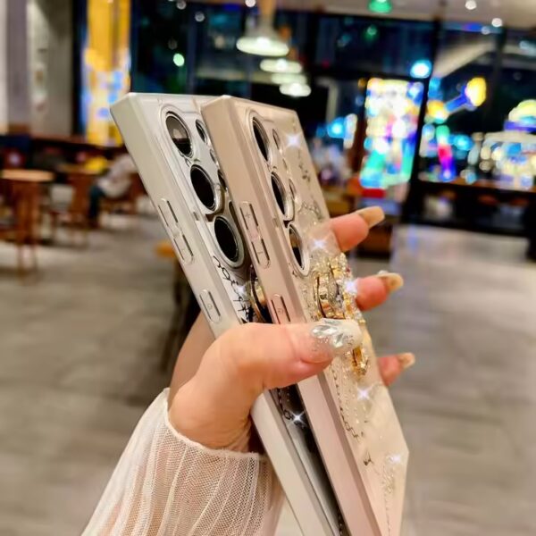 Luxury Love Heart Phone Case with Holder Stand - LSP234❤️ - Image 5