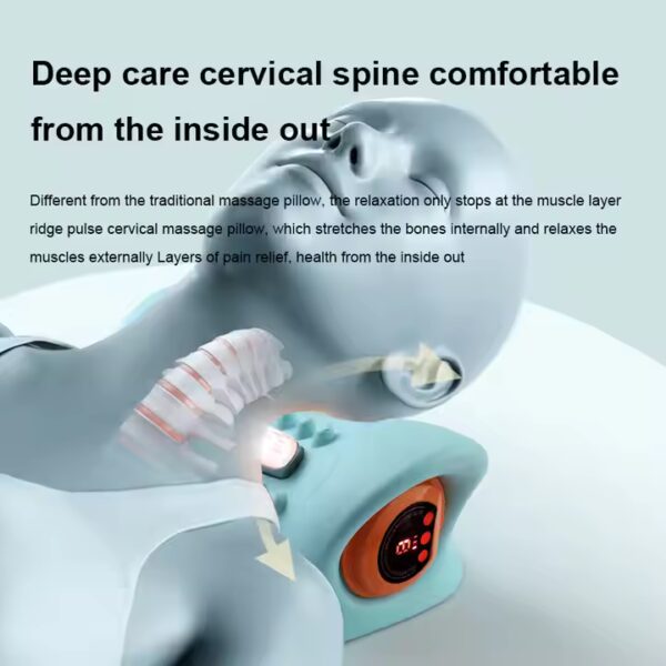 Portable Wireless Heated Neck & Shoulder Massager - LNM22 - Image 4