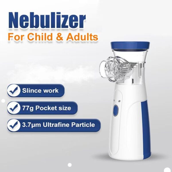 Portable Rechargeable Nebulizer Machine – For Adults & Kids - Image 4