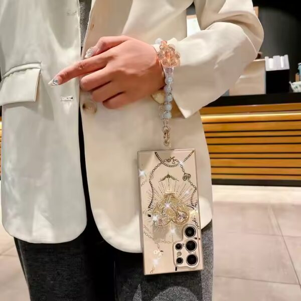 Luxury Love Heart Phone Case with Holder Stand - LSP234❤️ - Image 2