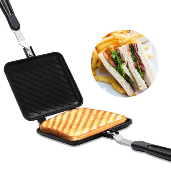 Double Sided Detachable Twill Iron Sandwich Baking Pan