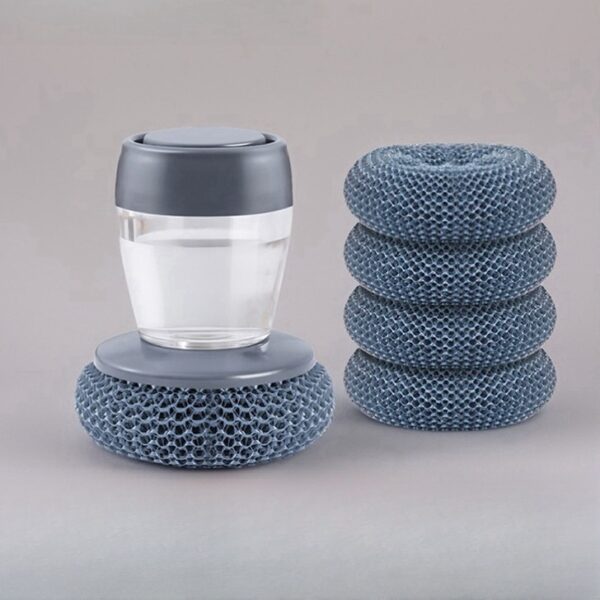 Soap Dispensing Palm Scrubber Brush