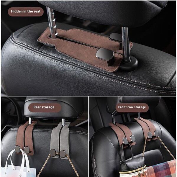 Flip-Fur Double Headrest Hooks