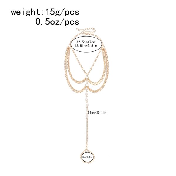 Golden Adjustable Foot Chain Anklet - Image 2