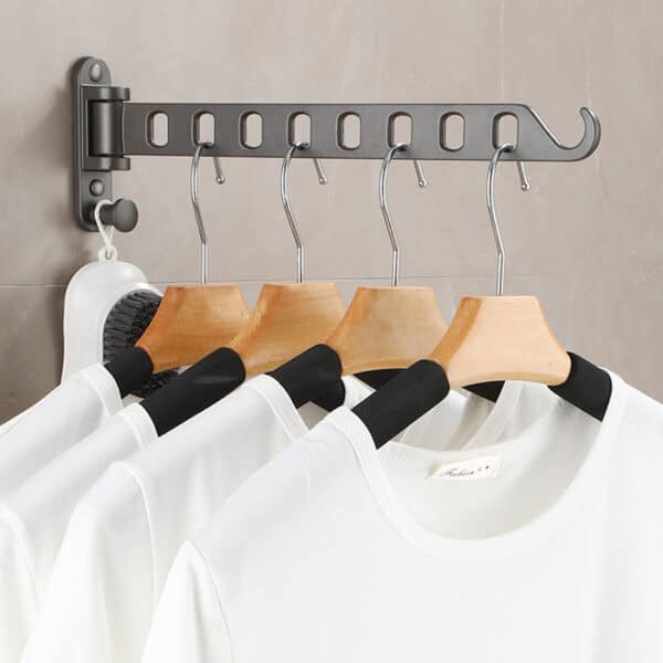 Wall Mounted Foldable Clothes Drying Rack - Image 4