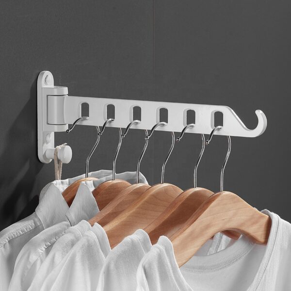 Wall Mounted Foldable Clothes Drying Rack