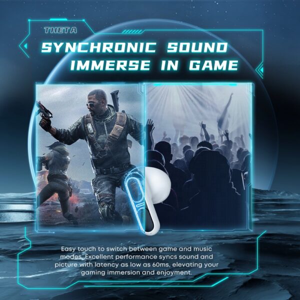 Gamer Quality TWS Wireless Earbuds - LP011 - Image 4