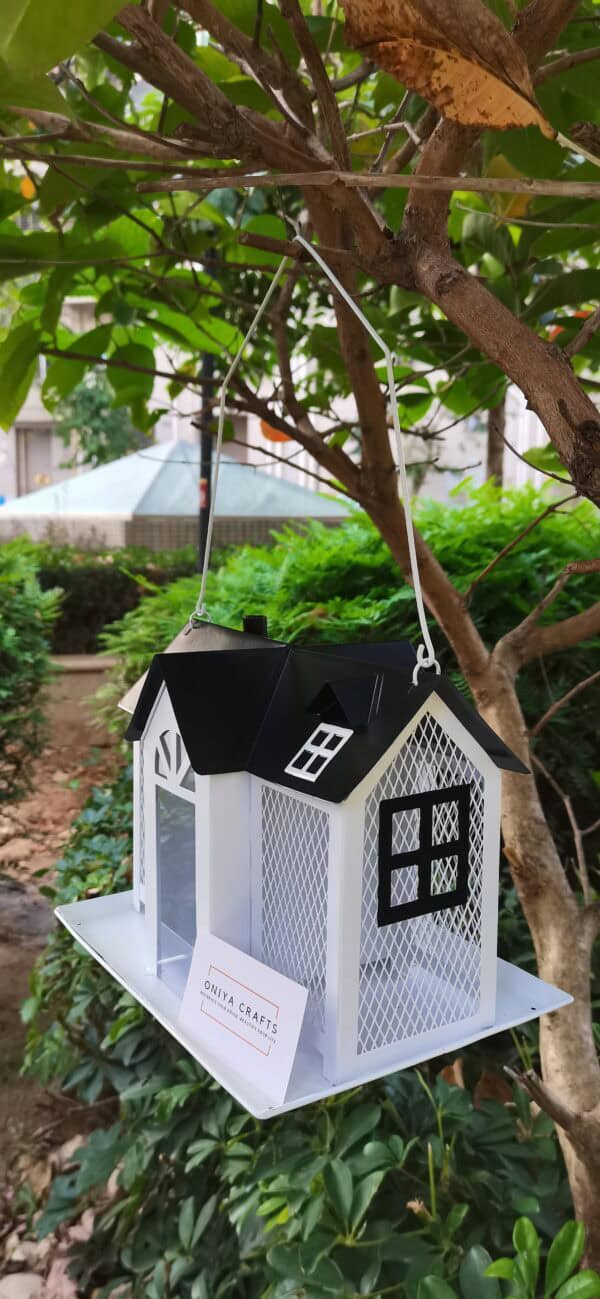 Triple Metal Mesh Wild Bird Feeder - Image 5