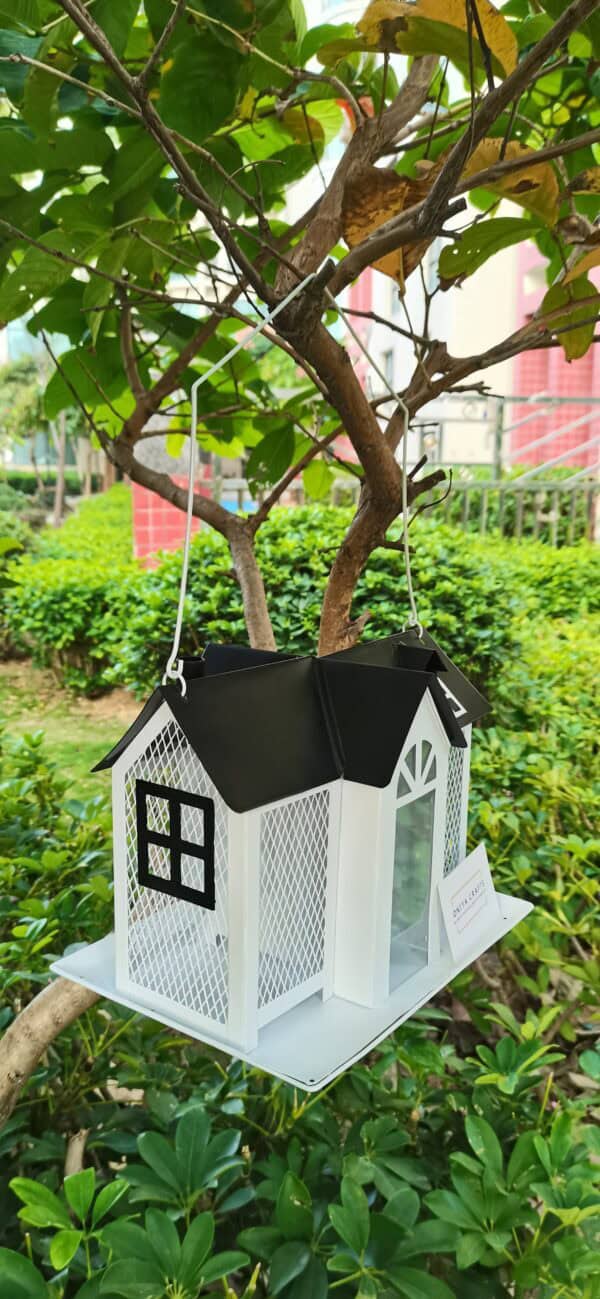 Triple Metal Mesh Wild Bird Feeder - Image 3