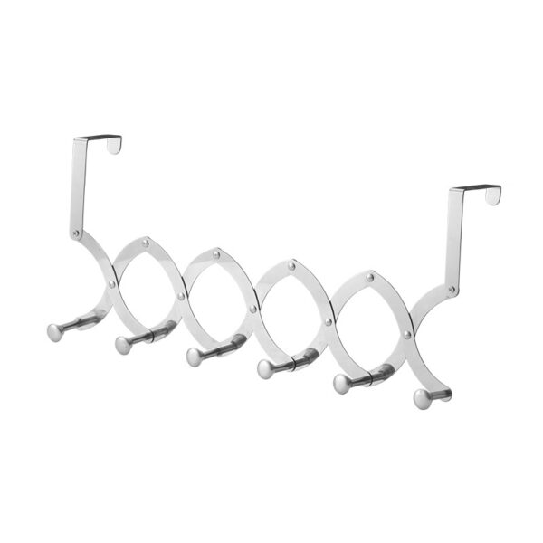 Over-the-Door Metal Hook Rack with Multiple Hooks