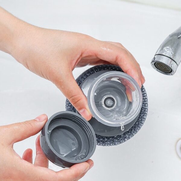 Soap Dispensing Palm Scrubber Brush - Image 3