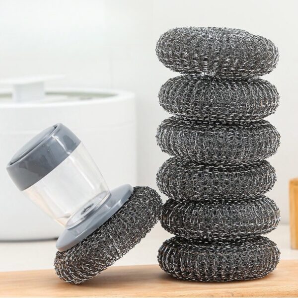 Soap Dispensing Palm Scrubber Brush - Image 4