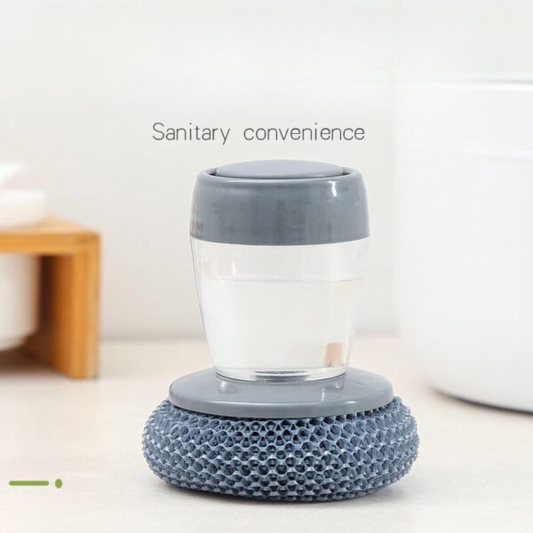 Soap Dispensing Palm Scrubber Brush - Image 2