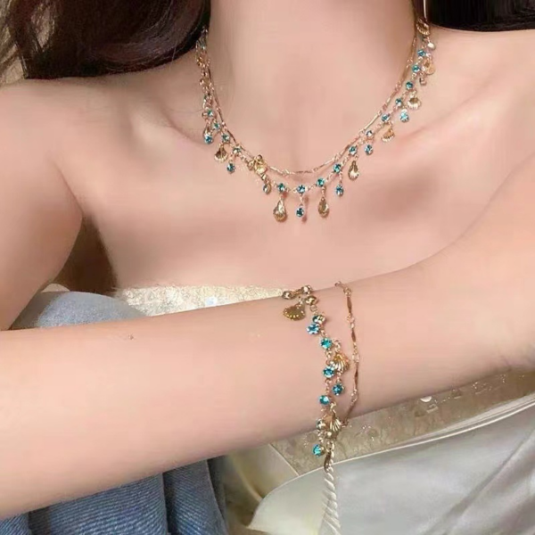 Double-Layer Pendant Necklace for Women