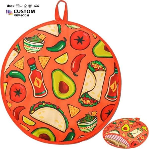 Tortilla Warmer Pouch Home for Microwave Restaurant