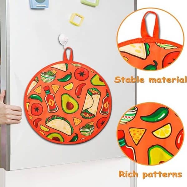 Tortilla Warmer Pouch Home for Microwave Restaurant - Image 3