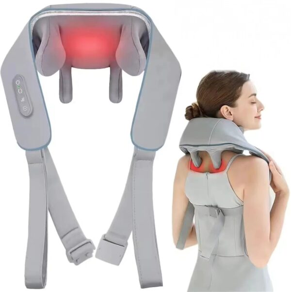USB Rechargeable Heated Neck & Body Massager - Image 2