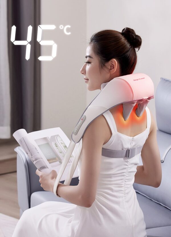 USB Rechargeable Heated Neck & Body Massager - Image 4