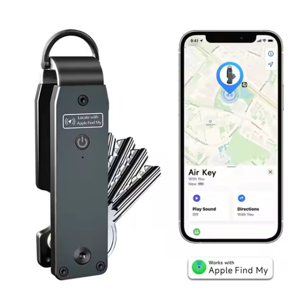 Slim Metal Key Holder & Wallet Tracker - LA2026