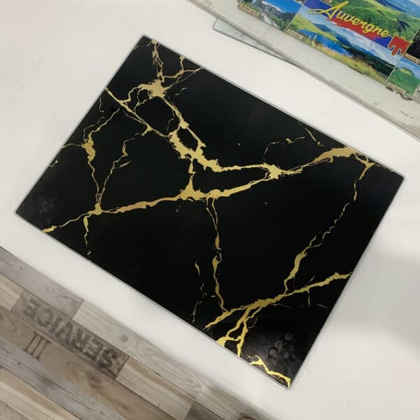 Thick Toughened Glass Kitchen Cutting Board - Image 2