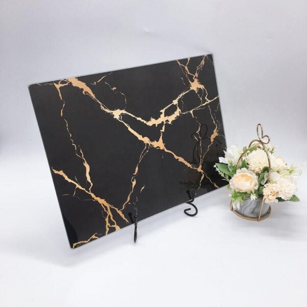 Thick Toughened Glass Kitchen Cutting Board - Image 3