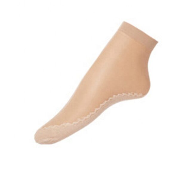 Women's Sheer Nylon Ankle Socks - Transparent & Stretchy - Image 2