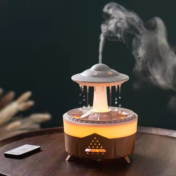 Rain Cloud Aroma Diffuser with Colorful Light - LR54