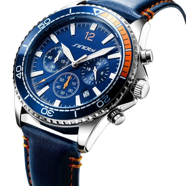 Men’s Multi-Function Sports Watch – Luminous Waterproof Quartz - Image 3