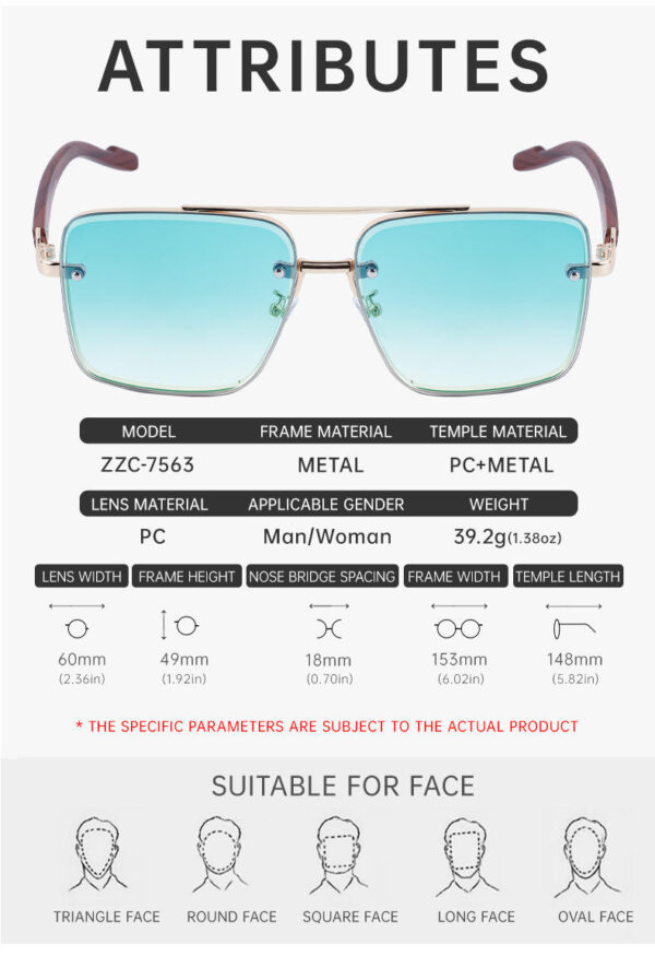 Lunettes De Luxe Futuristic Sunglasses - Image 5