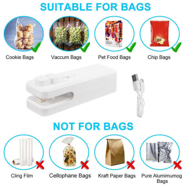 Fresh Bags USB Rechargeable Heat Sealer - Image 4