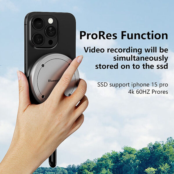External Round NVME SSD Hard Drive Type C USB C USB-C for iPhone - Image 4