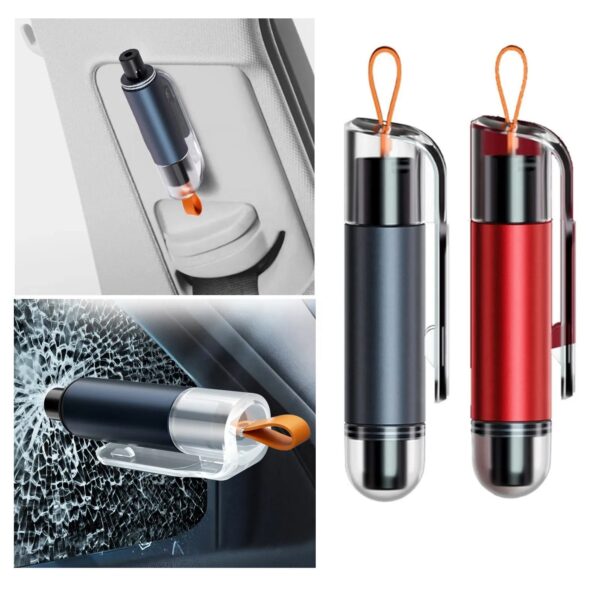 Mini Car Emergency Safety Hammer – Glass Breaker & Belt Cutter - Image 3