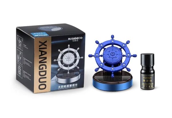 Solar-Powered Rotating Car Aroma Diffuser – Auto-Spinning Dashboard Air Freshener - Image 6