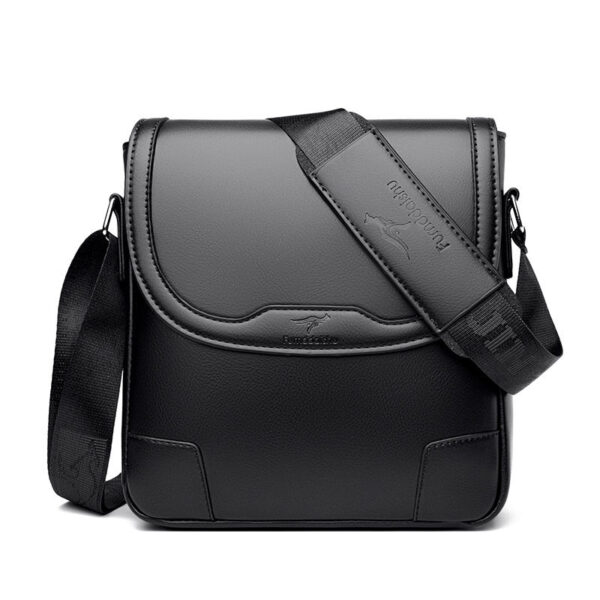 Fashionable Designer Messenger Bags PU Leather Travelling Men's Bags - Image 2