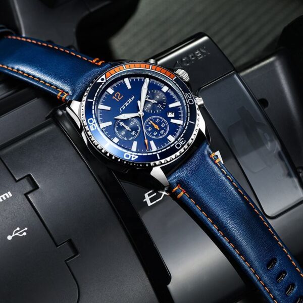 Men’s Multi-Function Sports Watch – Luminous Waterproof Quartz - Image 4