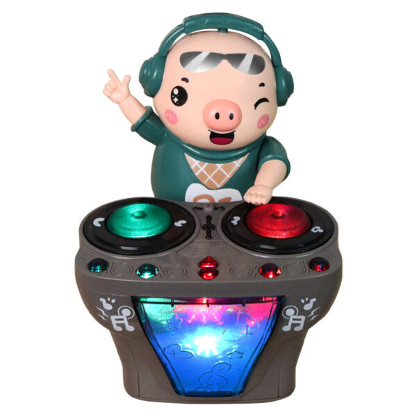 Electric Dancing DJ Pig Toy – Music & Light Funny Robot for Kids