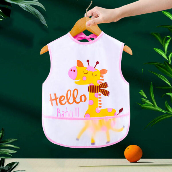 Baby Waterproof Breathable Feeding Bib - KDS5 - Image 3
