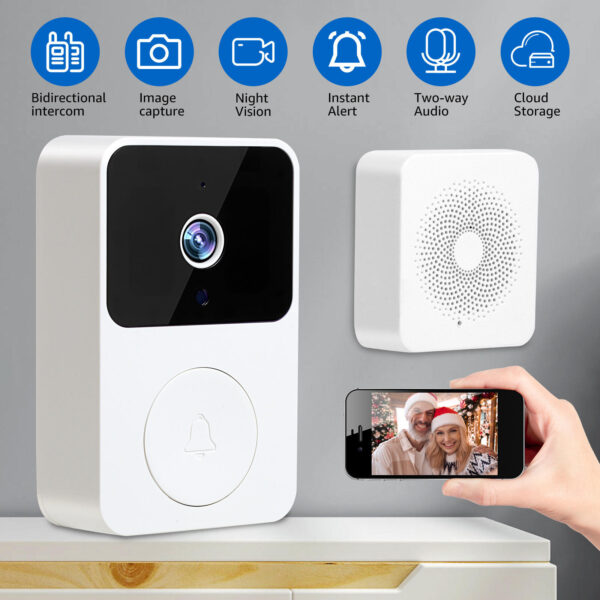 Smart HD Wireless Video Doorbell with Night Vision & Motion Detection - Image 4