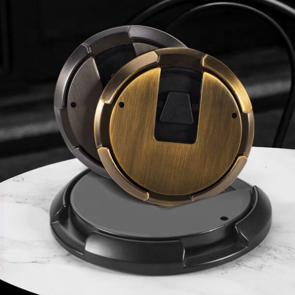 Modern Heavy-Duty Magnetic Door Stop – Portable, No Drill, Silent Protection